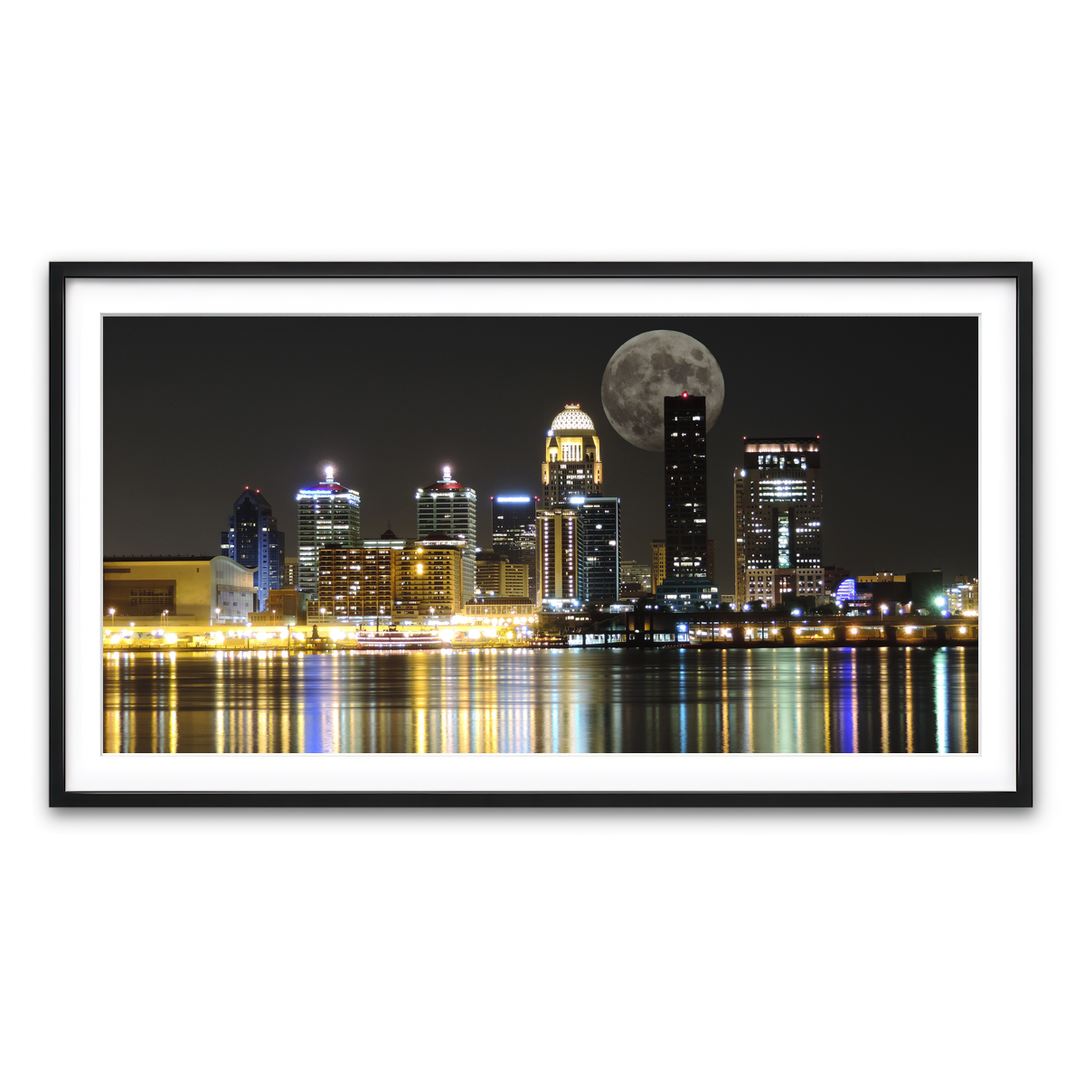 Framed Print 2x1 Black