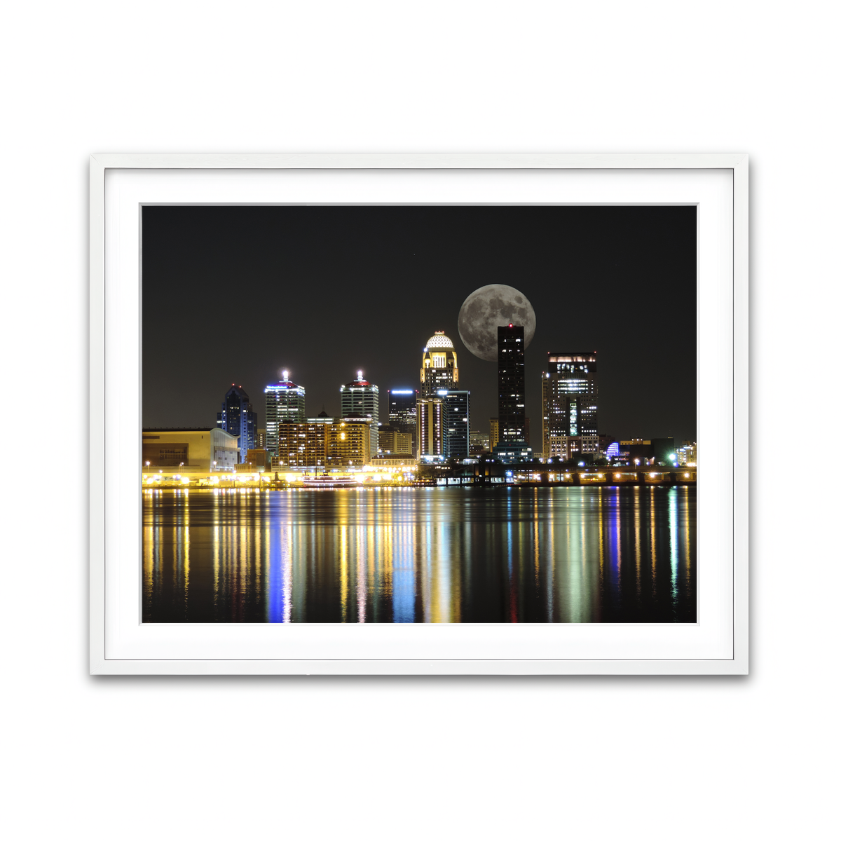 Framed Print 4x3 White