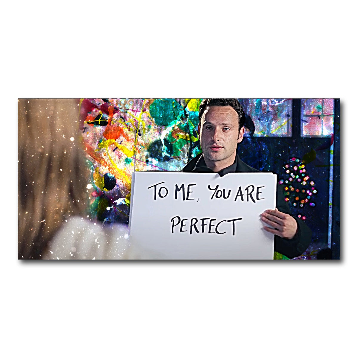AUTO-MOCKUP WHITE | Love Actually | 1 Piece | Gallery Wrap Canvas | group=2x1