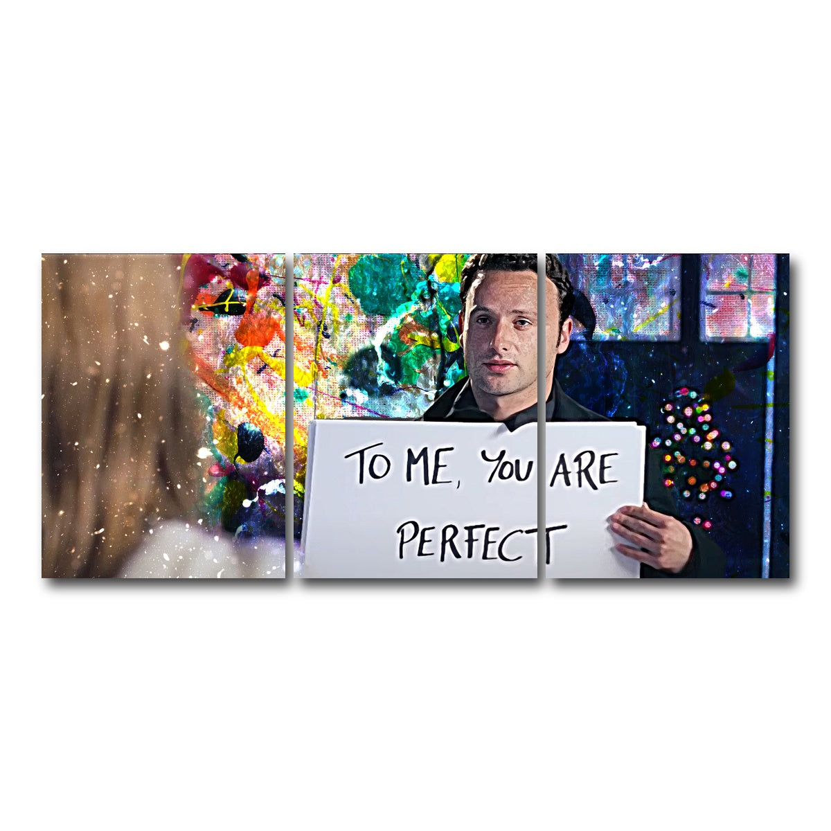 AUTO-MOCKUP WHITE | Love Actually | 3 Piece | Gallery Wrap Canvas | group=18x24