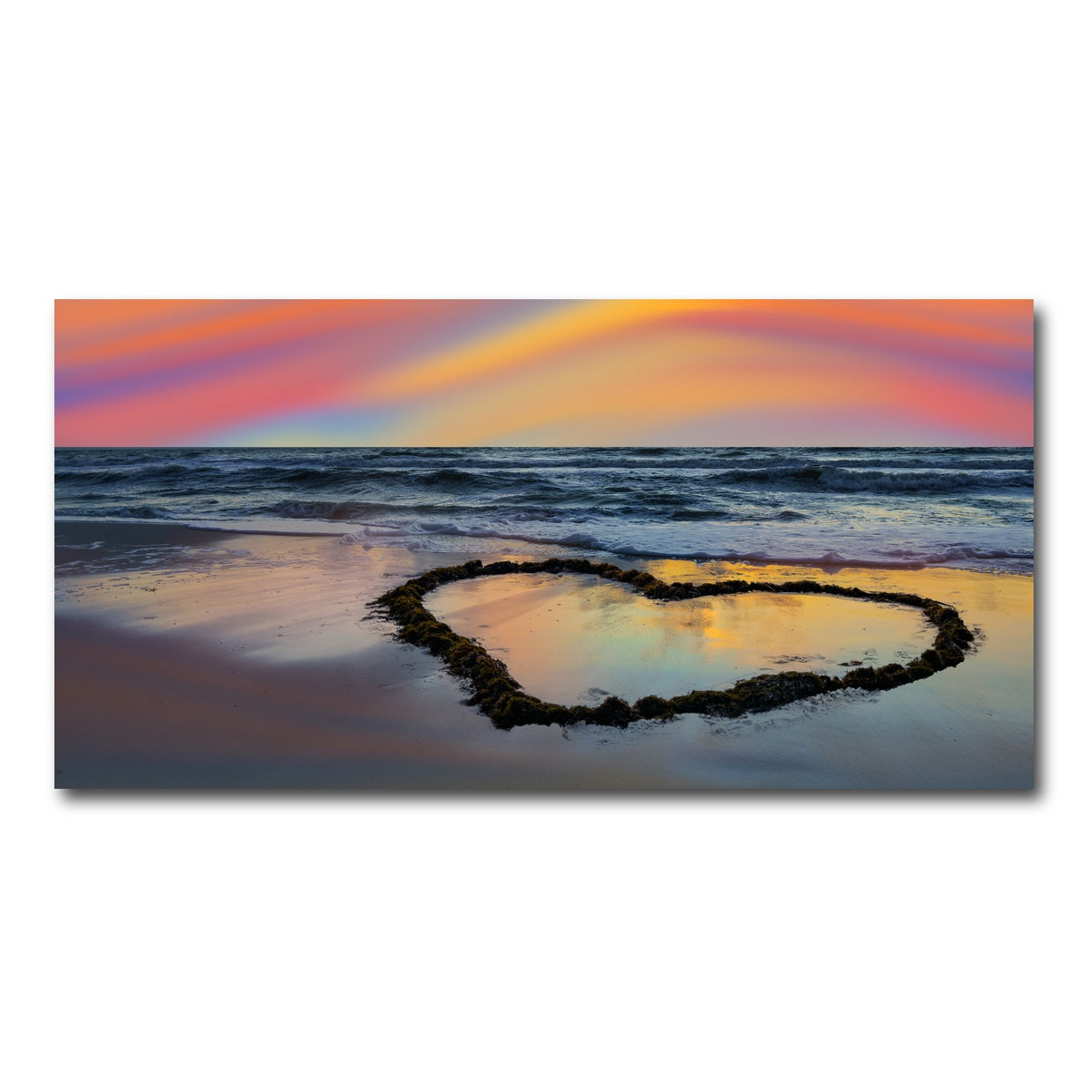 AUTO-MOCKUP WHITE | Love Beach | 1 Piece | Gallery Wrap Canvas | group=2x1