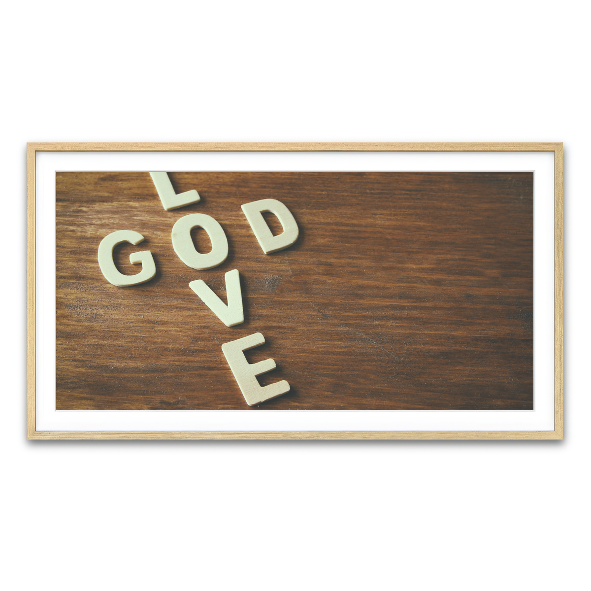 Framed Print 2x1 Natural