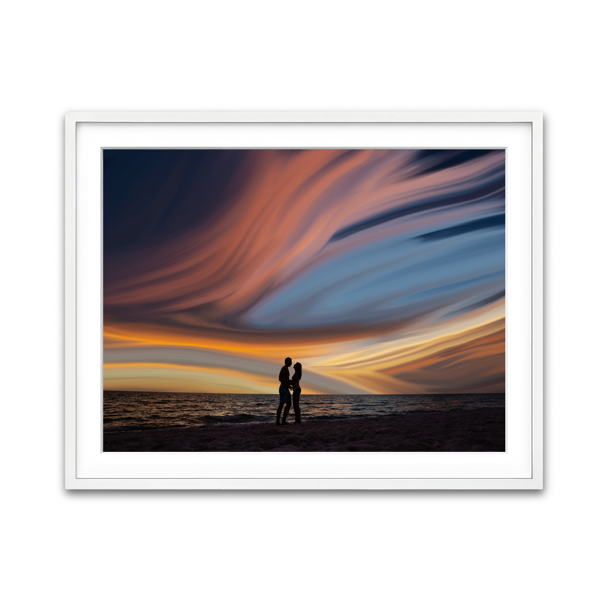 Framed Print 4x3 White