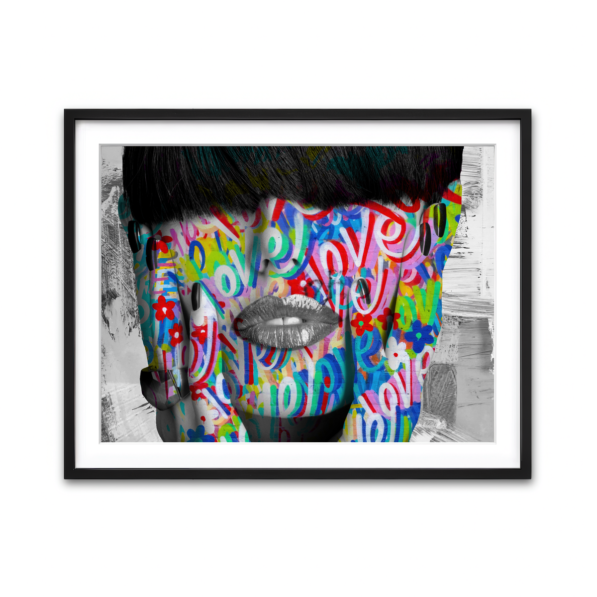 Framed Print 4x3 Black