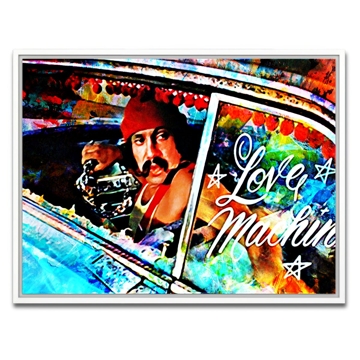 AUTO-MOCKUP WHITE | Love Machine | 1 Piece | White Framed Canvas | group=4x3