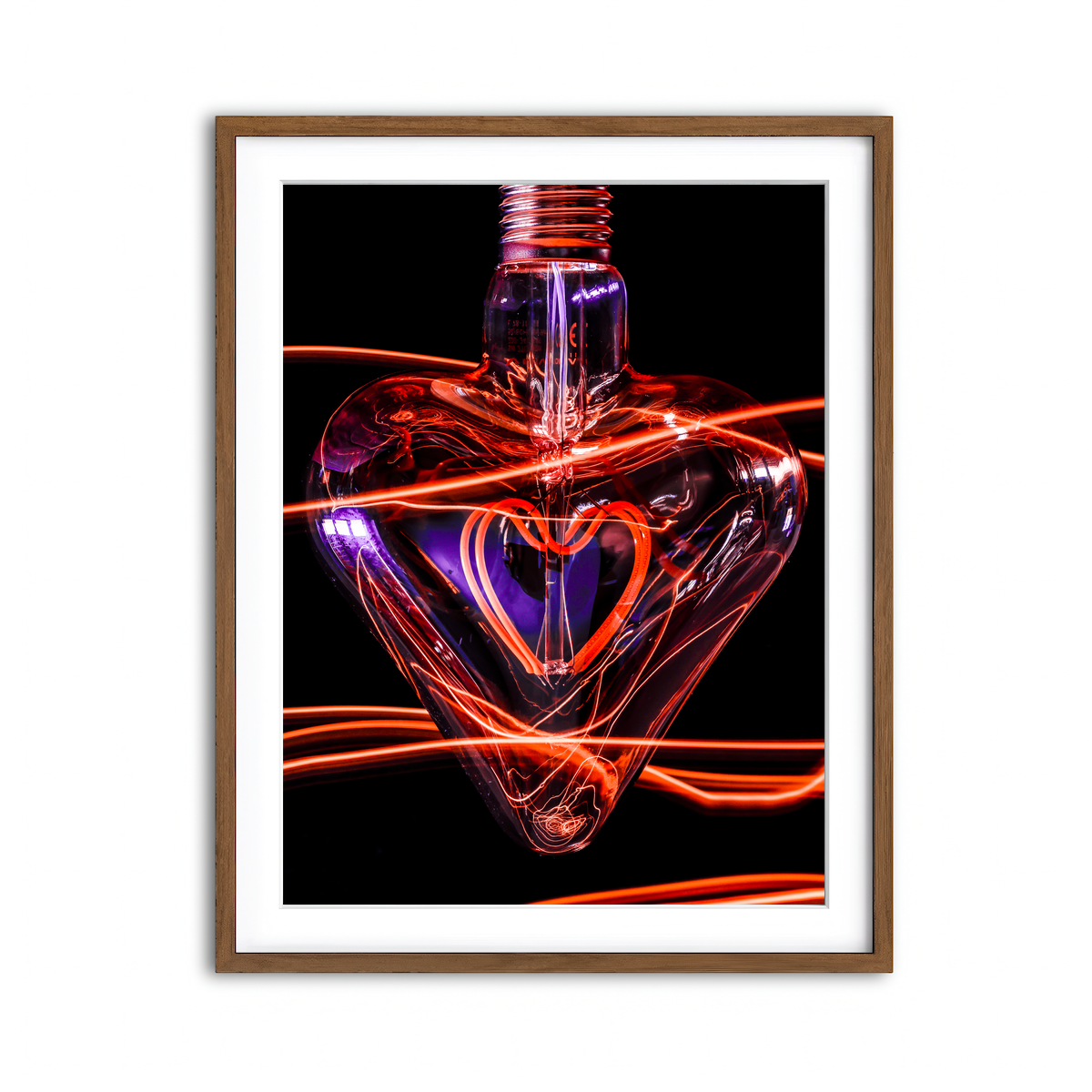 Framed Print 3x4 Walnut