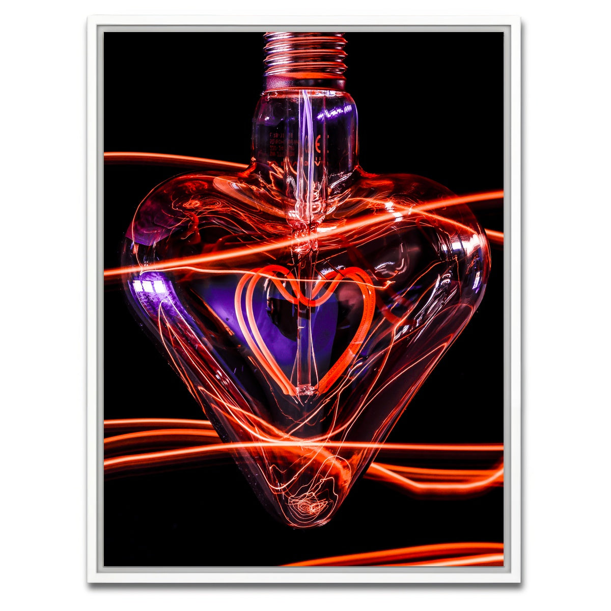 AUTO-MOCKUP WHITE | Love | 1 Piece | White Framed Canvas | group=3x4