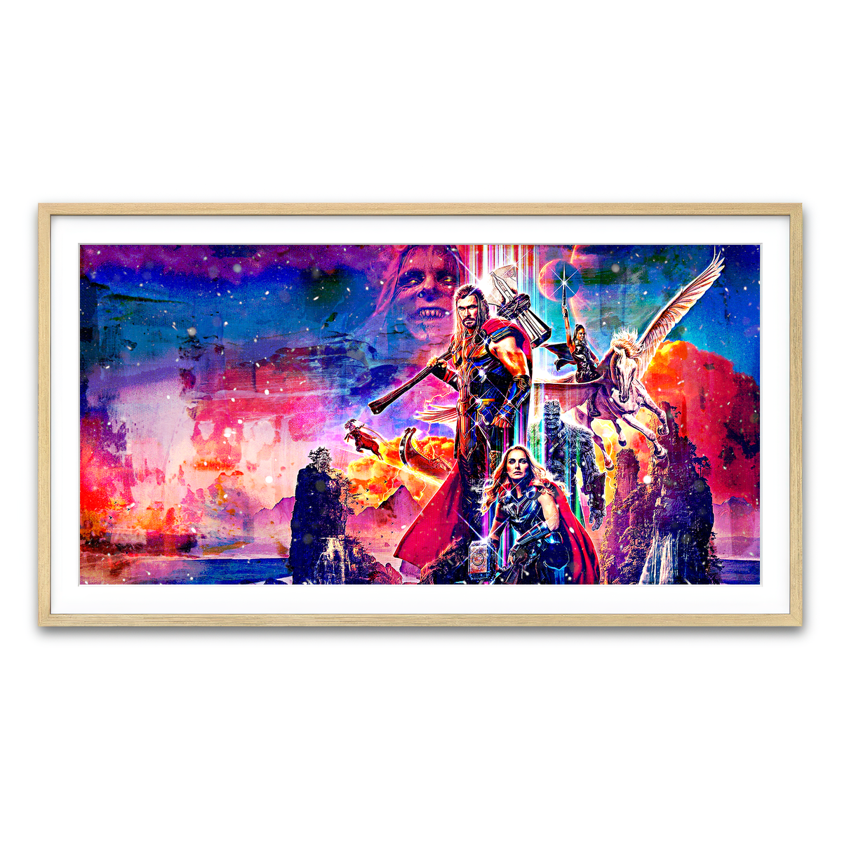 Framed Print 2x1 Natural