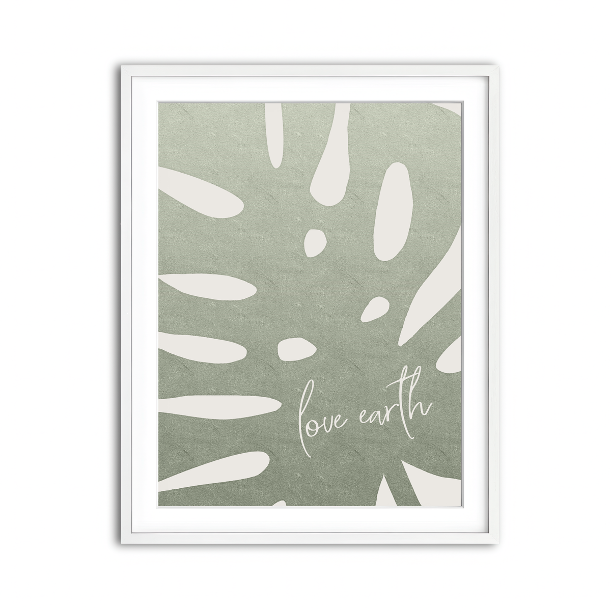 Framed Print 3x4 White