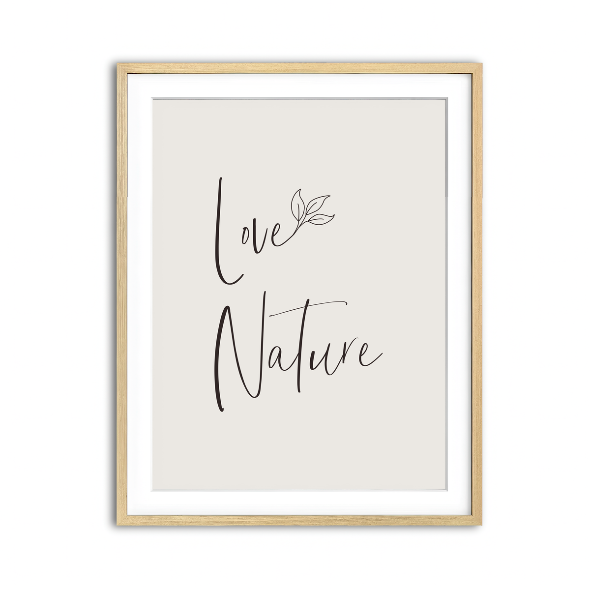 Framed Print 3x4 Natural
