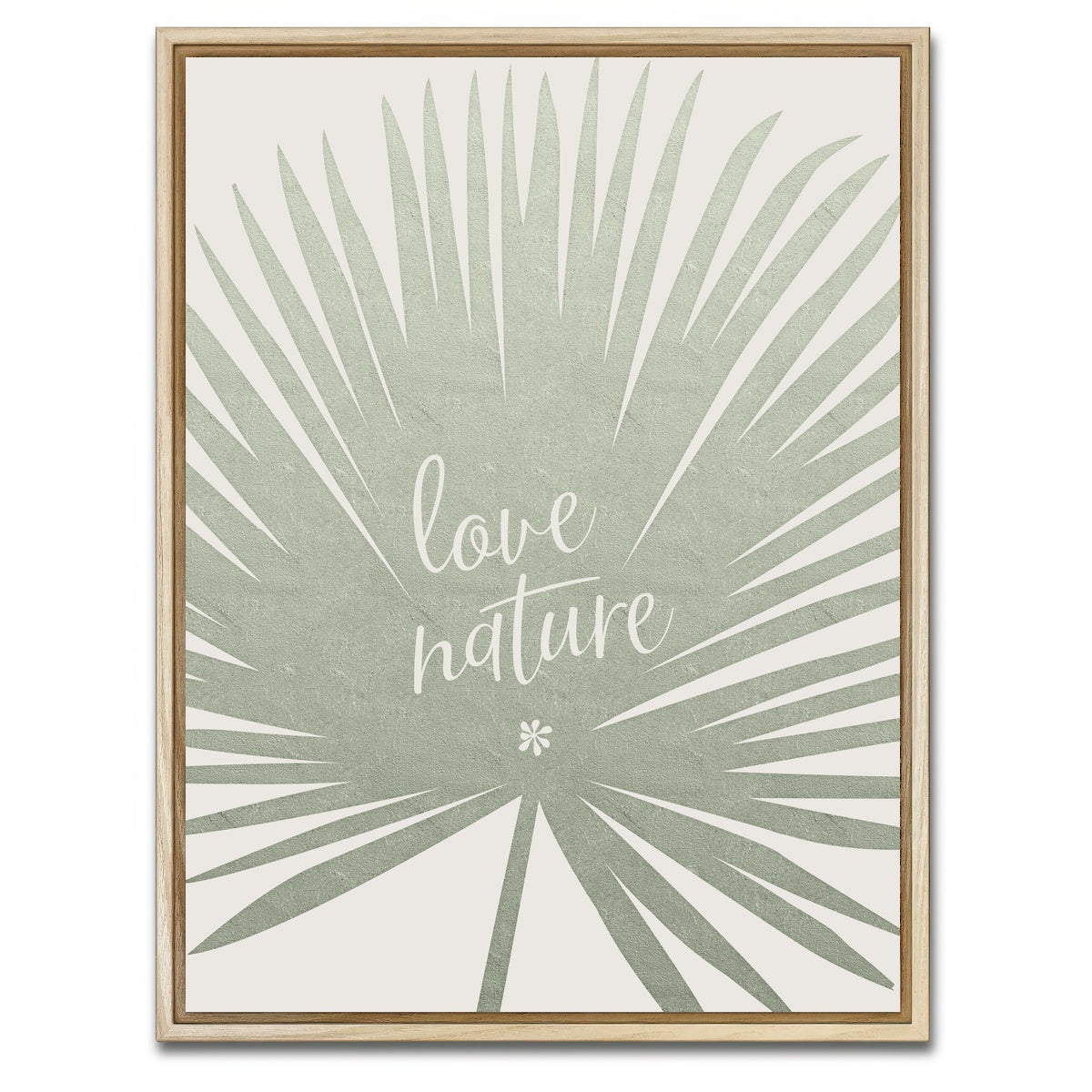 AUTO-MOCKUP WHITE | Love nature | 1 Piece | Natural Framed Canvas | group=3x4