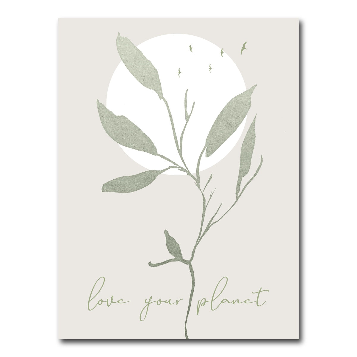 AUTO-MOCKUP WHITE | Love your planet | 1 Piece | Gallery Wrap Canvas | group=3x4