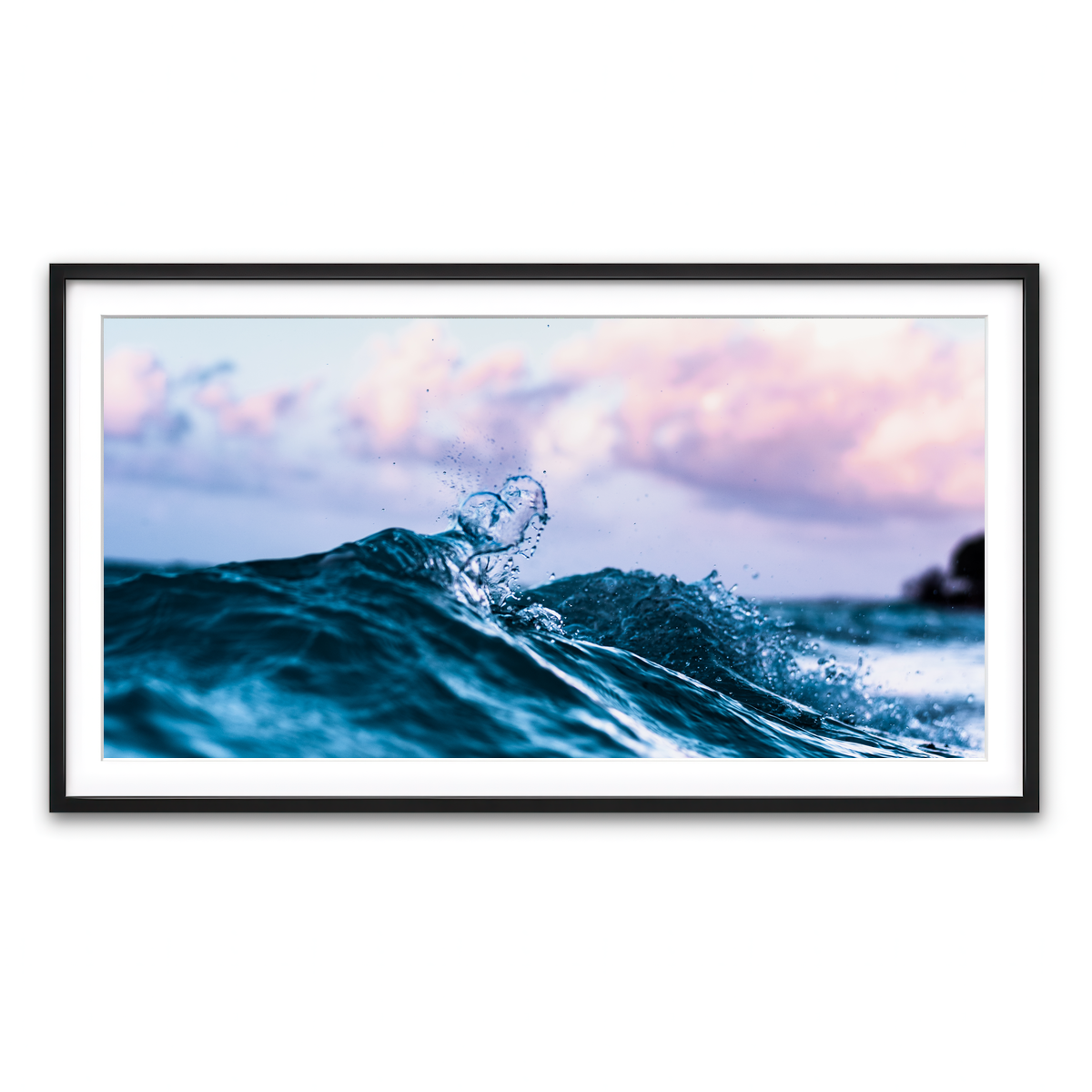 Framed Print 2x1 Black