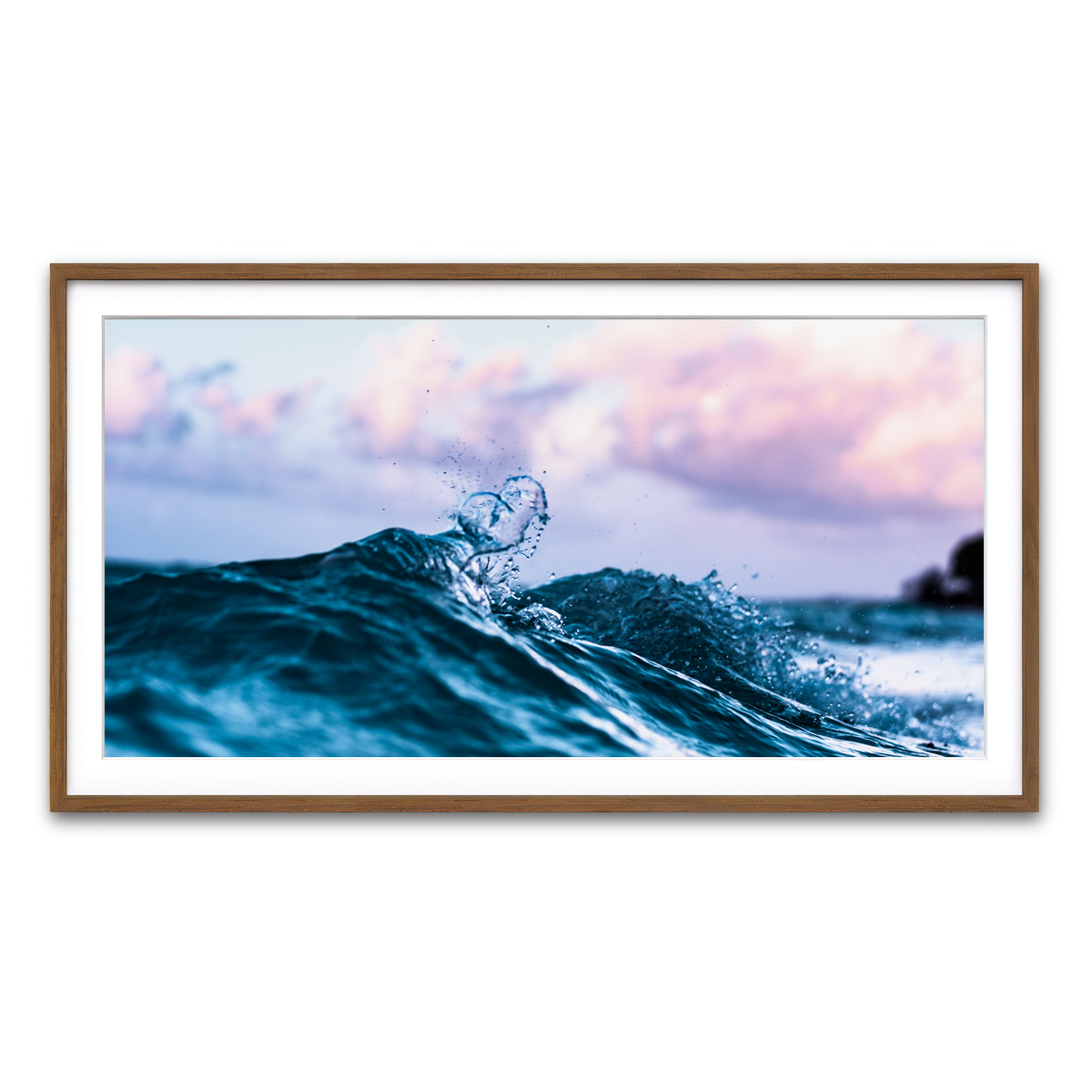 Framed Print 2x1 Walnut