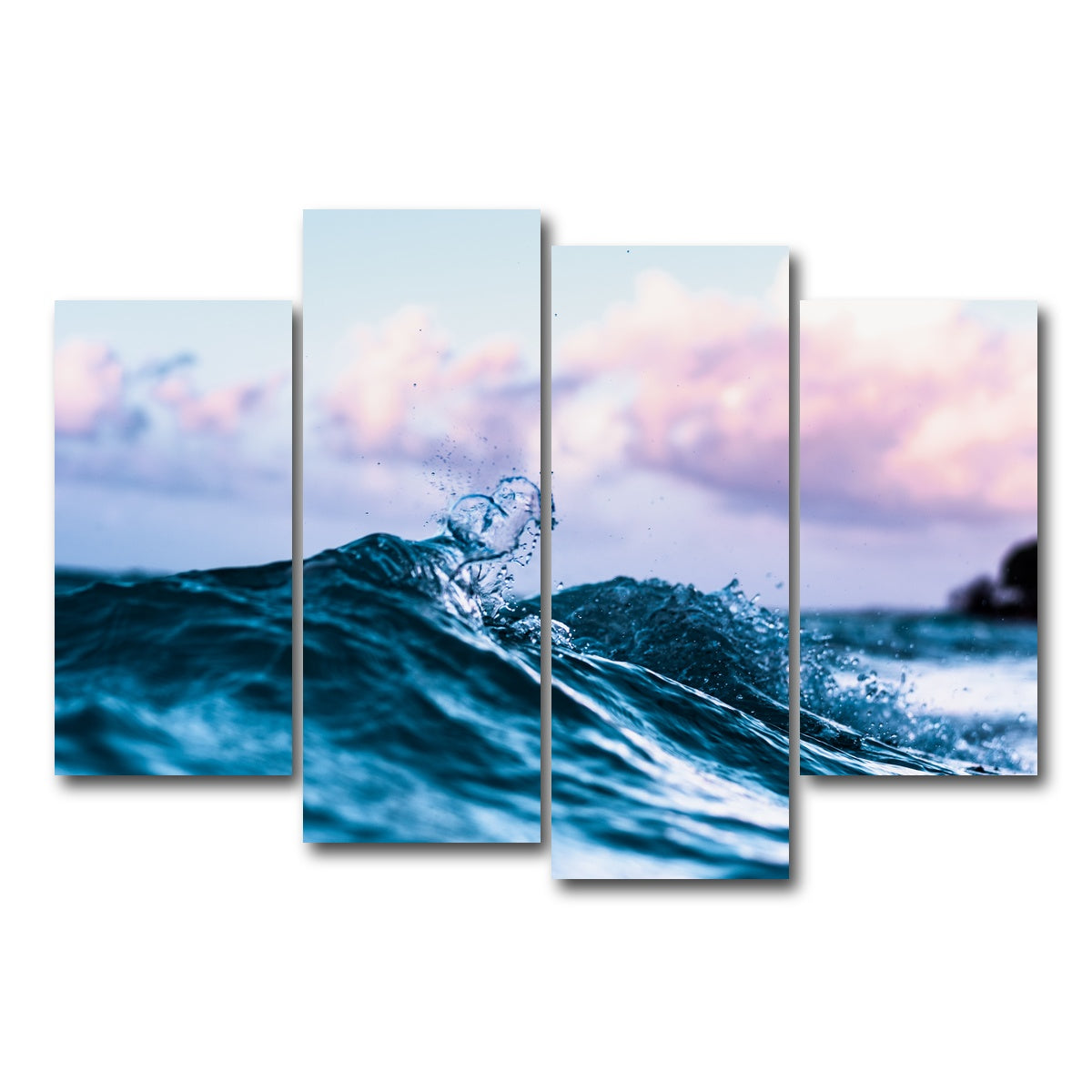 AUTO-MOCKUP WHITE | Loved | 4 Piece | Gallery Wrap Canvas | group=4_short