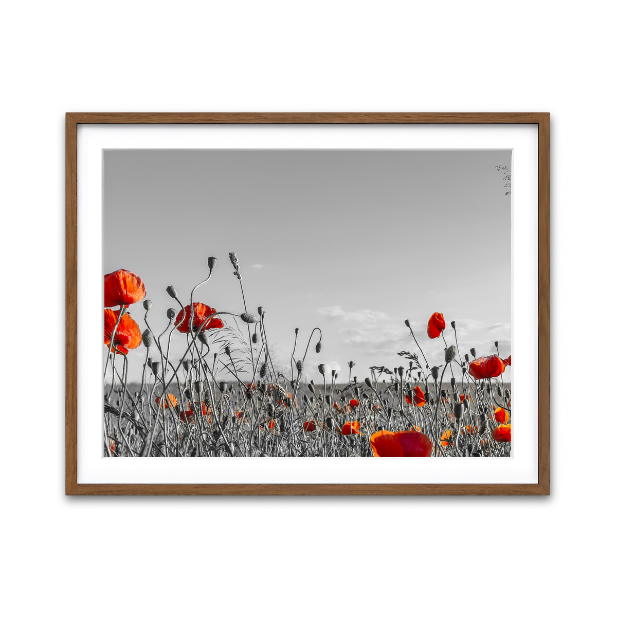 Framed Print 4x3 Walnut