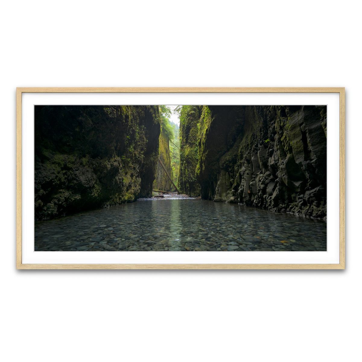 Framed Print 2x1 Natural