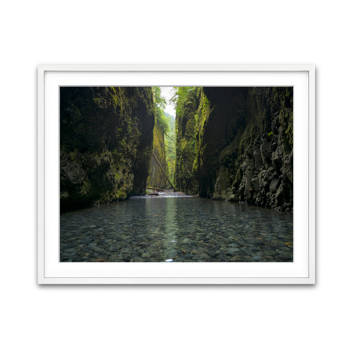 Framed Print 4x3 White