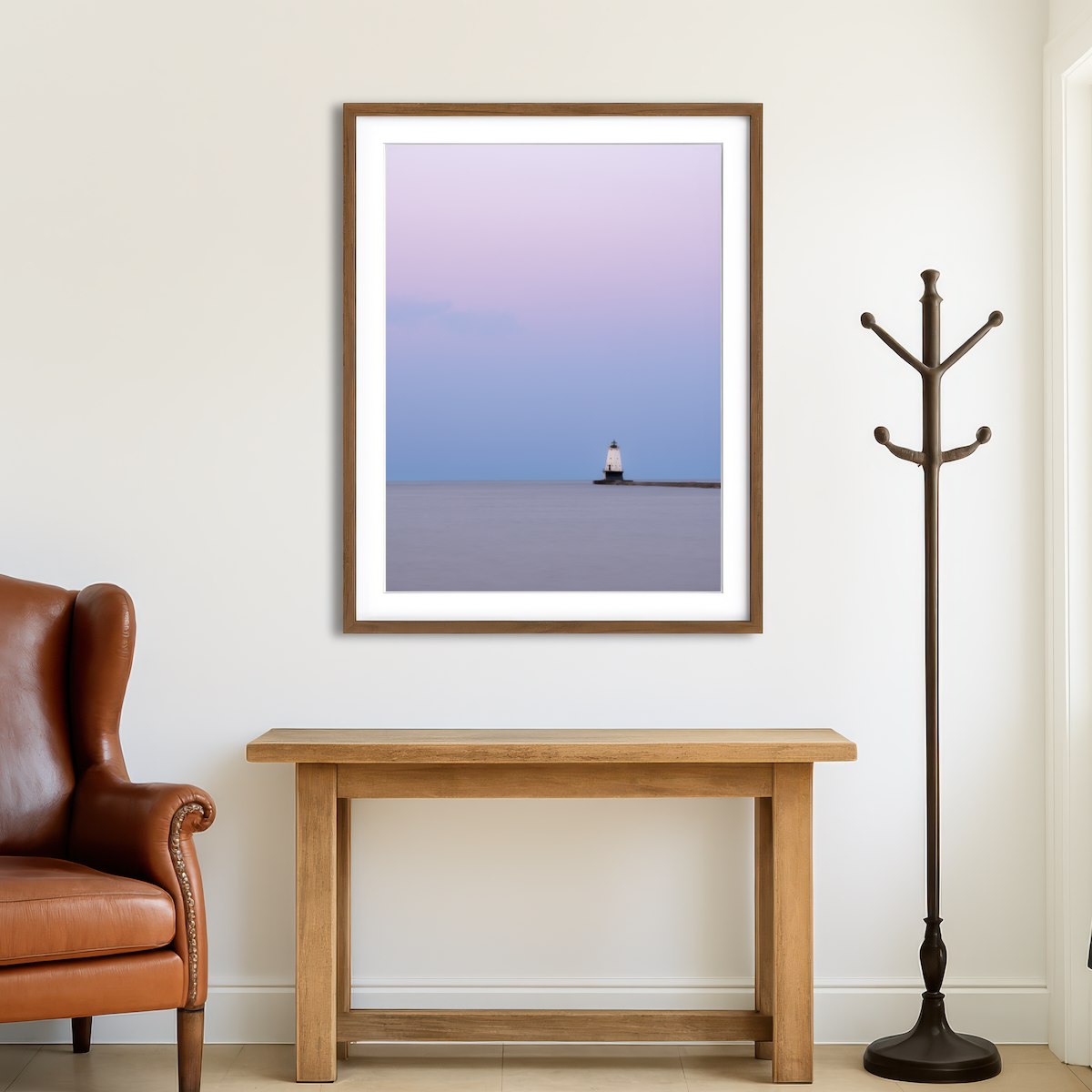 AUTO-MOCKUP ROOM | Ludington Breakwater Wall Art