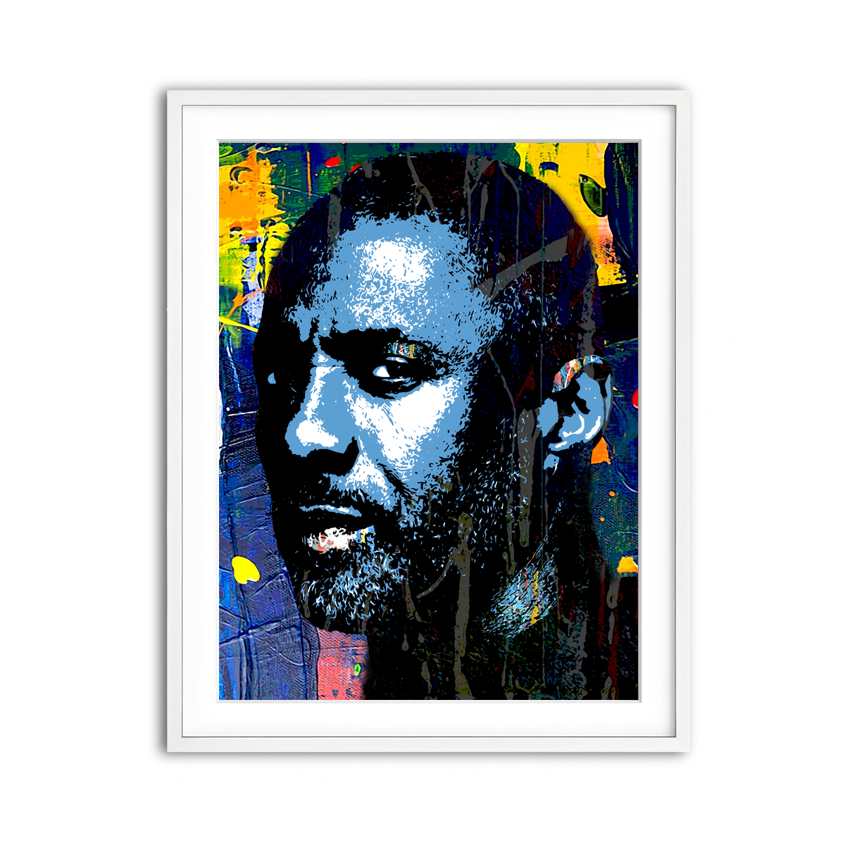 Framed Print 3x4 White