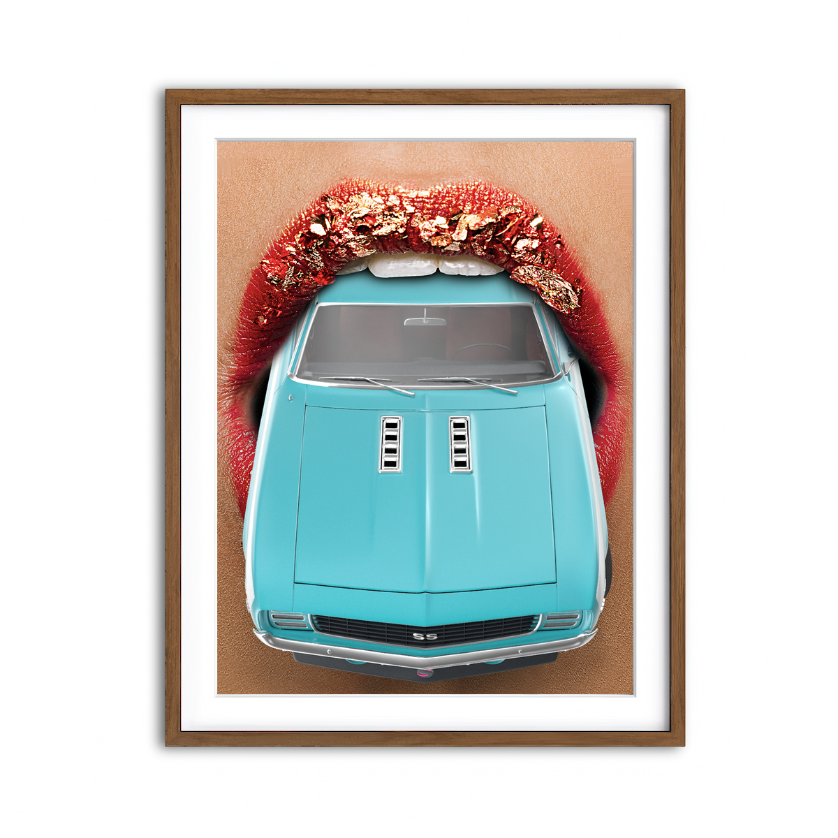 Framed Print 3x4 Walnut