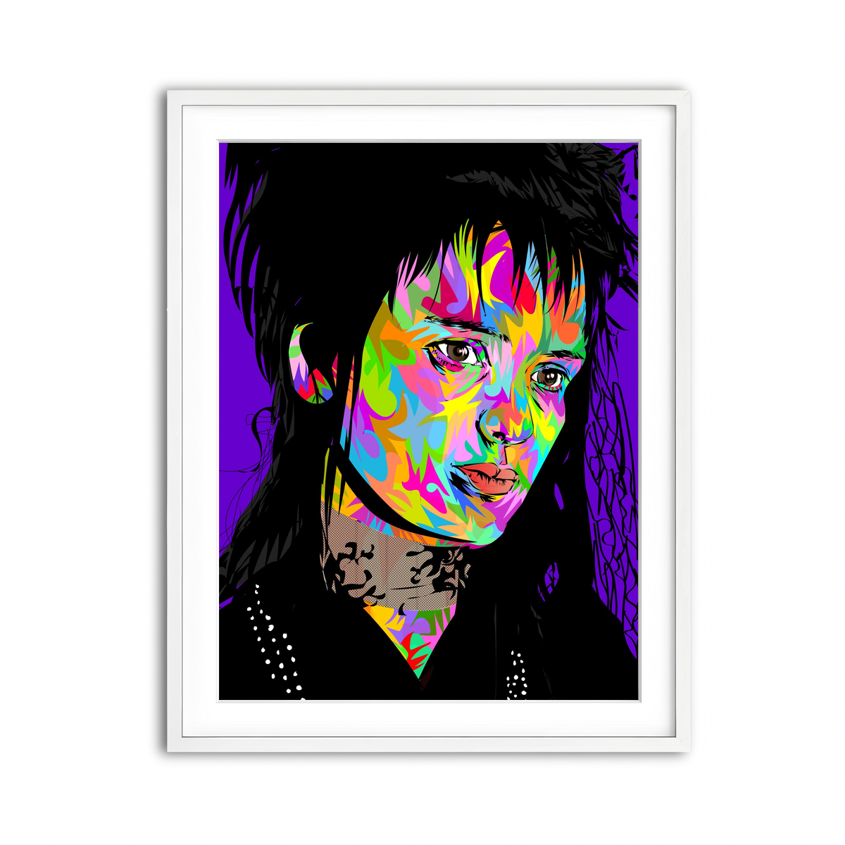 Framed Print 3x4 White