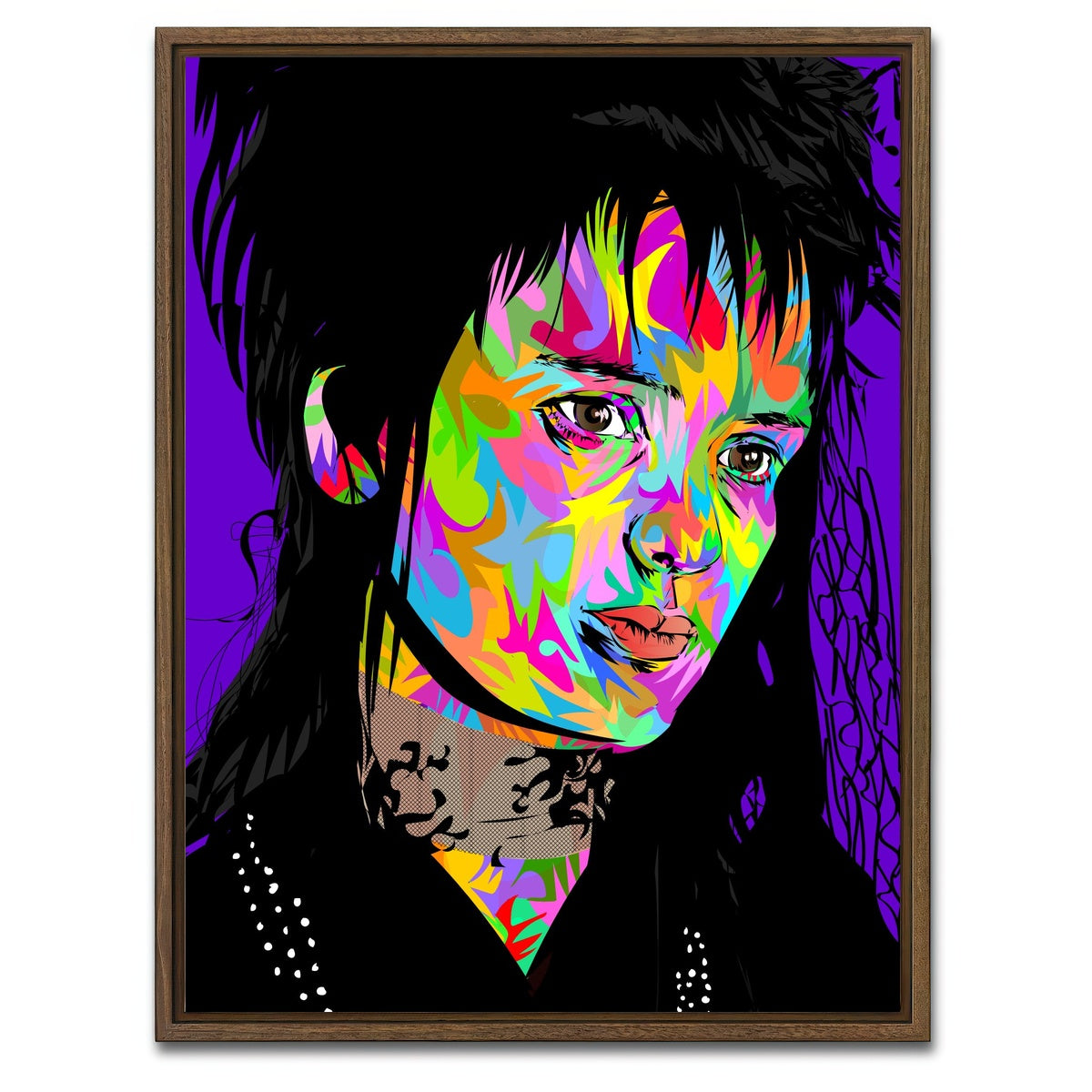 AUTO-MOCKUP WHITE | Lydia Deetz | 1 Piece | Walnut Framed Canvas | group=3x4