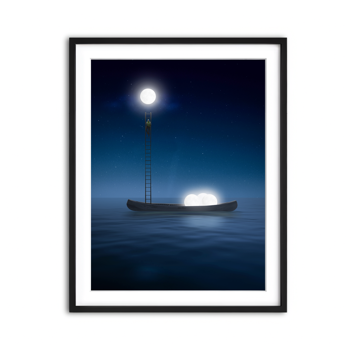 Framed Print 3x4 Black