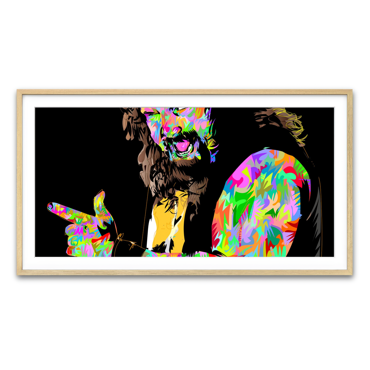 Framed Print 2x1 Natural