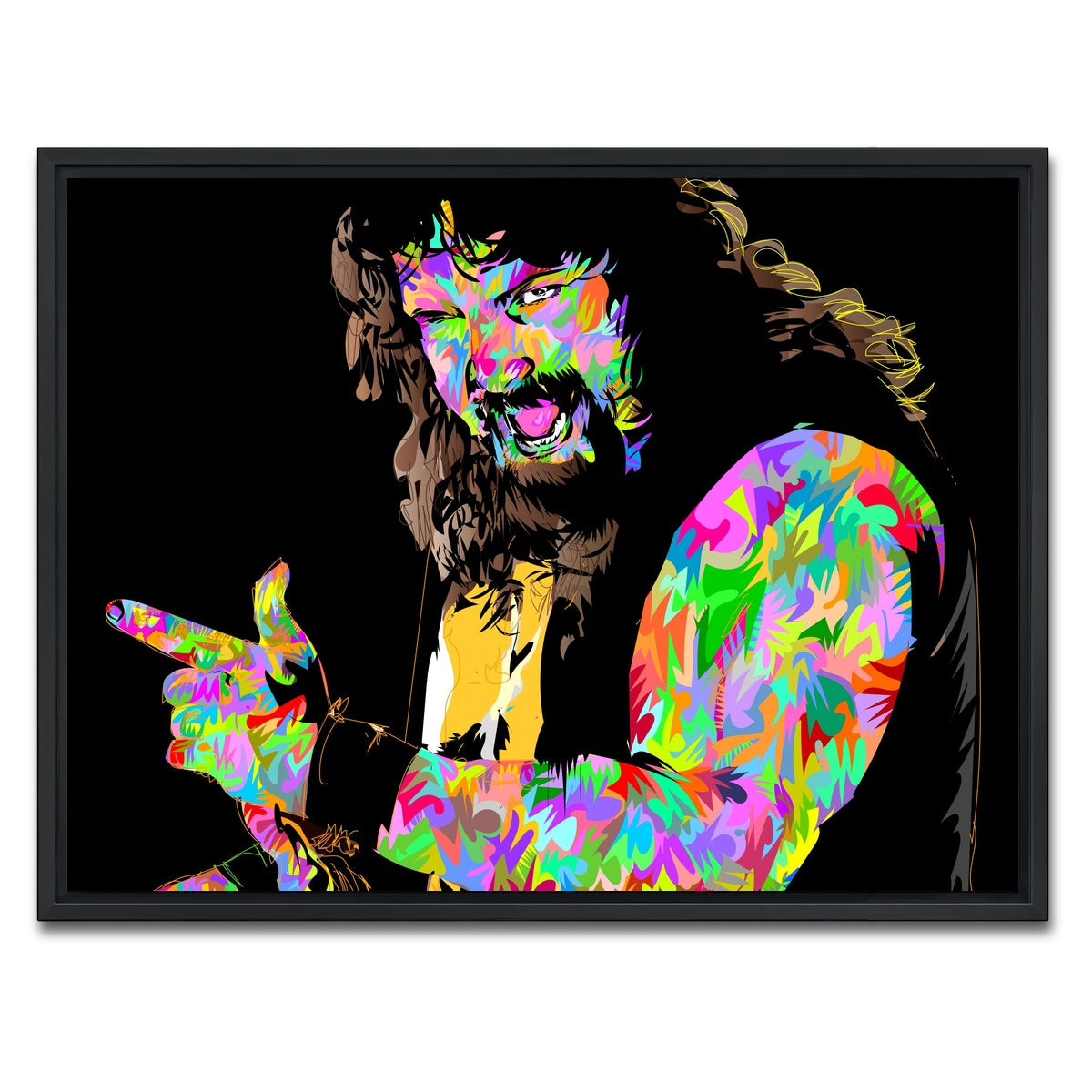 AUTO-MOCKUP WHITE | MAN KIND | 1 Piece | Black Framed Canvas | group=4x3