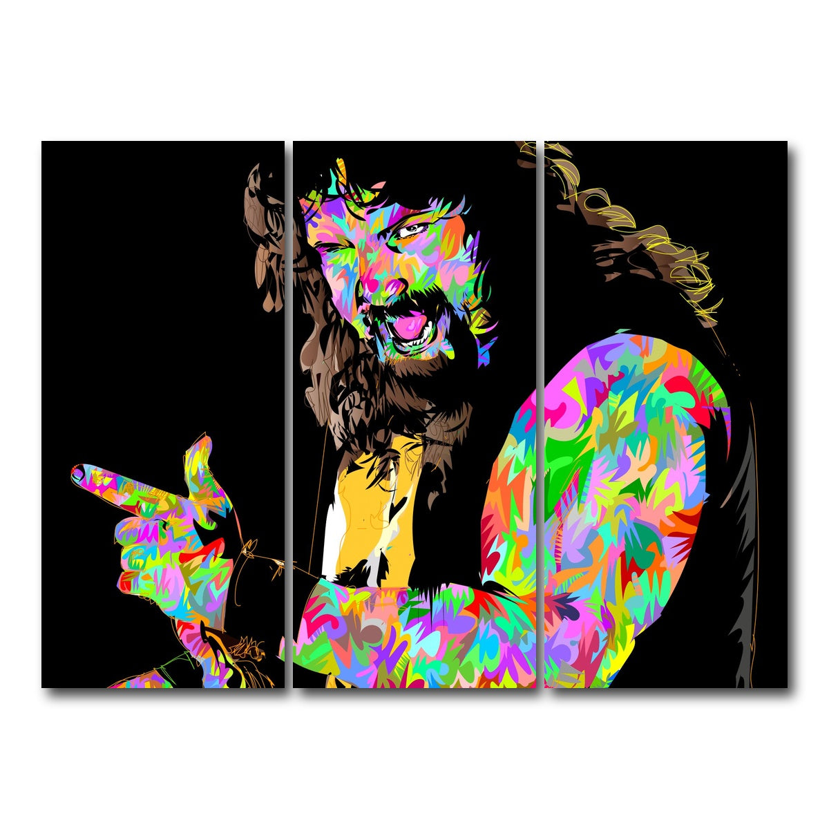 AUTO-MOCKUP WHITE | MAN KIND | 3 Piece | Gallery Wrap Canvas | group=8x18