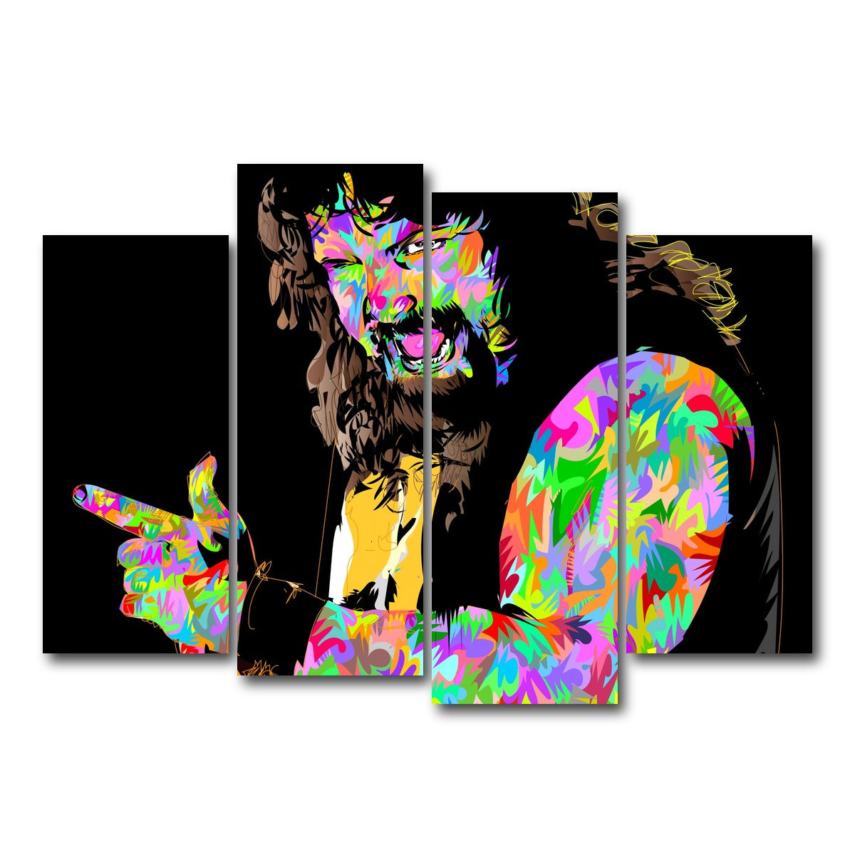 AUTO-MOCKUP WHITE | MAN KIND | 4 Piece | Gallery Wrap Canvas | group=4_normal