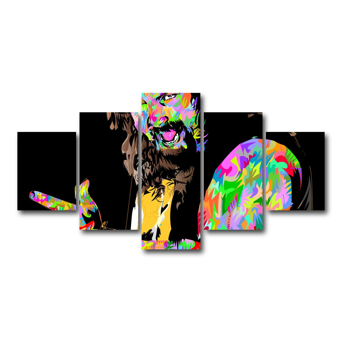 AUTO-MOCKUP WHITE | MAN KIND | 5 Piece | Gallery Wrap Canvas | group=5_short