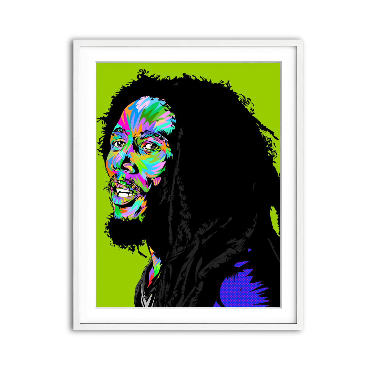 Framed Print 3x4 White