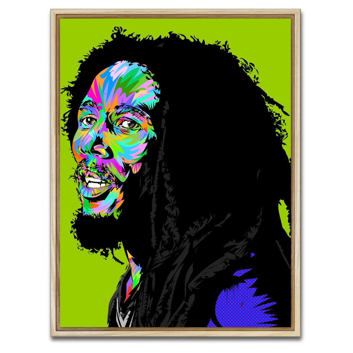 AUTO-MOCKUP WHITE | MARLEY in Color | 1 Piece | Natural Framed Canvas | group=3x4