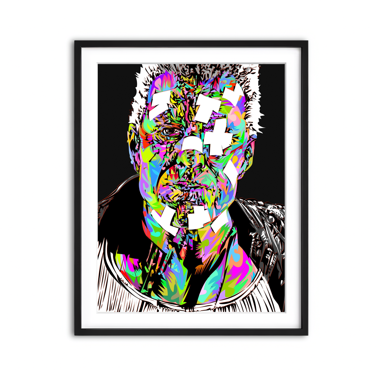 Framed Print 3x4 Black