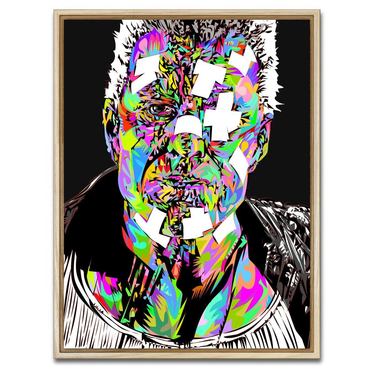 AUTO-MOCKUP WHITE | MARV Bandaged | 1 Piece | Natural Framed Canvas | group=3x4