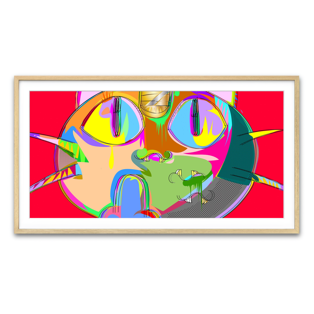 Framed Print 2x1 Natural