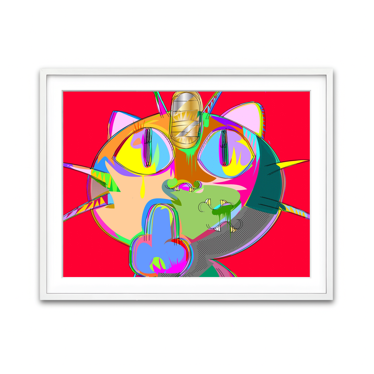 Framed Print 4x3 White