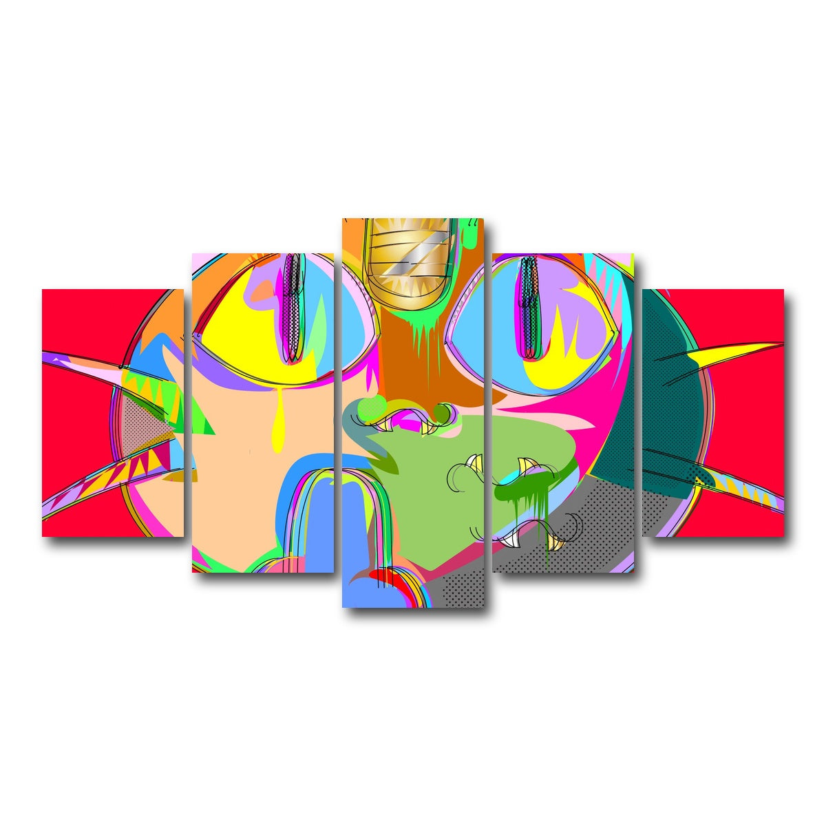 AUTO-MOCKUP WHITE | MEOWTH | 5 Piece | Gallery Wrap Canvas | group=5_normal