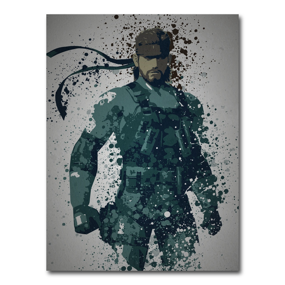 AUTO-MOCKUP WHITE | MGS Snake | 1 Piece | Gallery Wrap Canvas | group=3x4