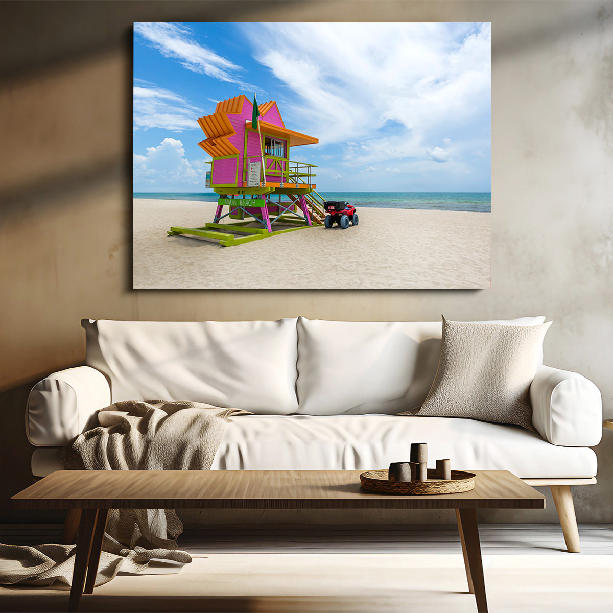 MIAMI BEACH Summer Feeling Wall Art