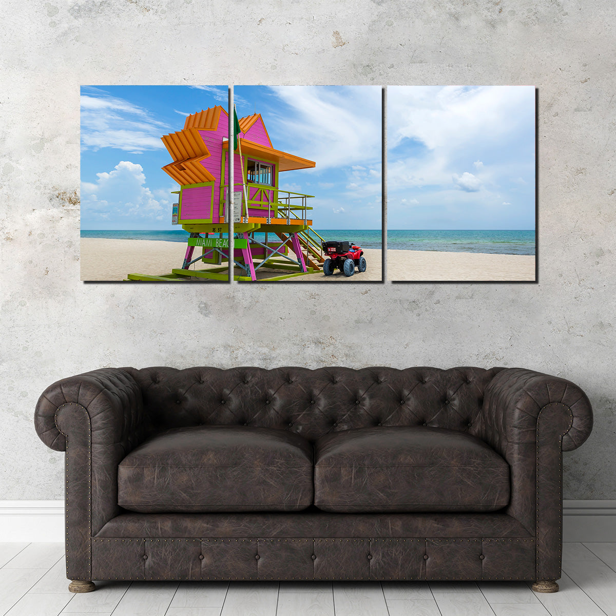 MIAMI BEACH Summer Feeling Wall Art