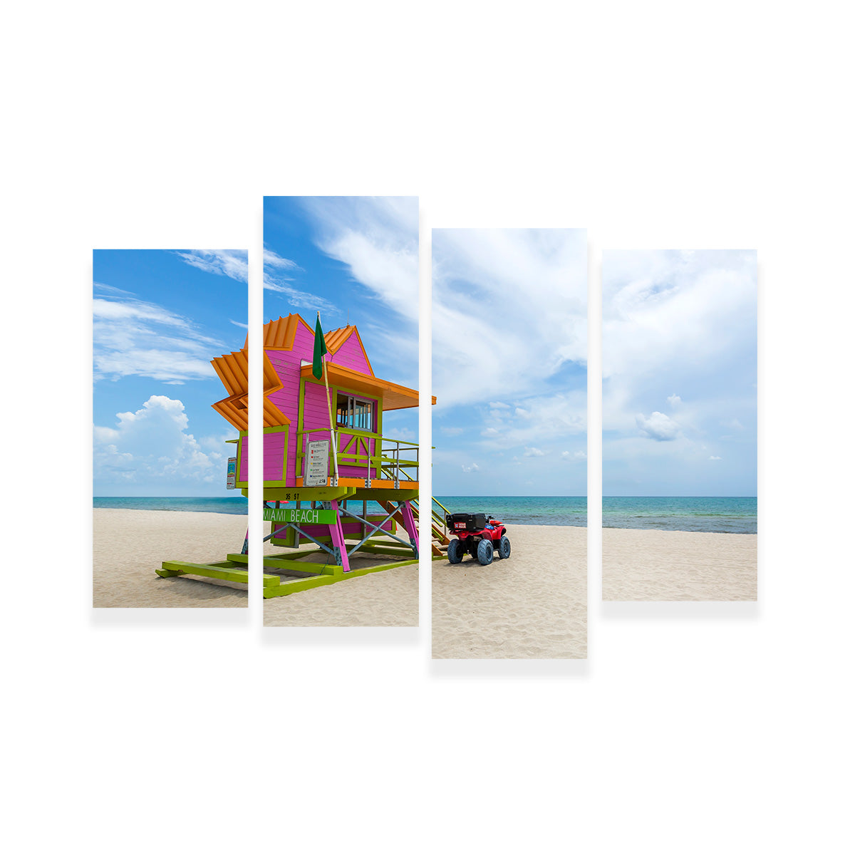 MIAMI BEACH Summer Feeling Wall Art
