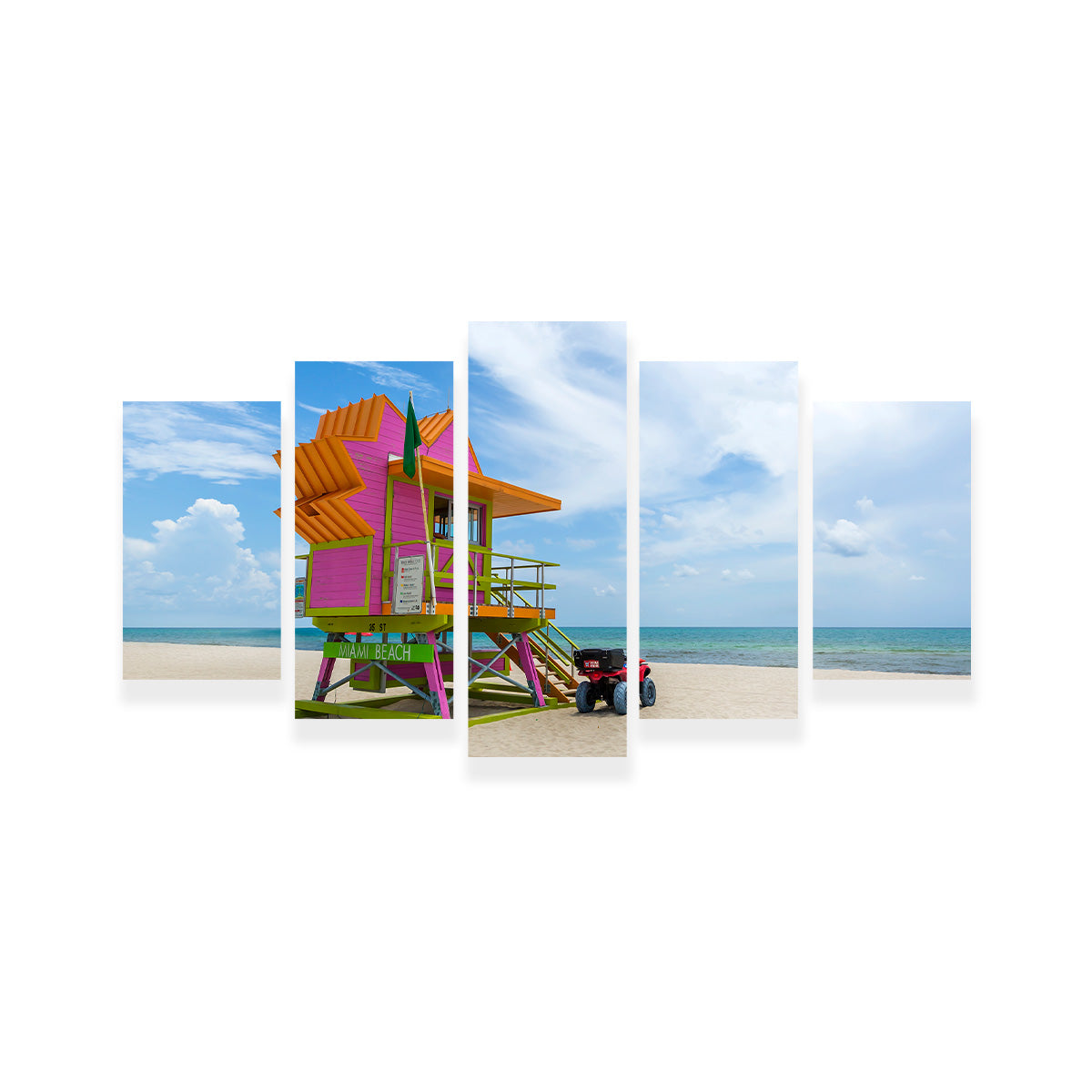 MIAMI BEACH Summer Feeling Wall Art