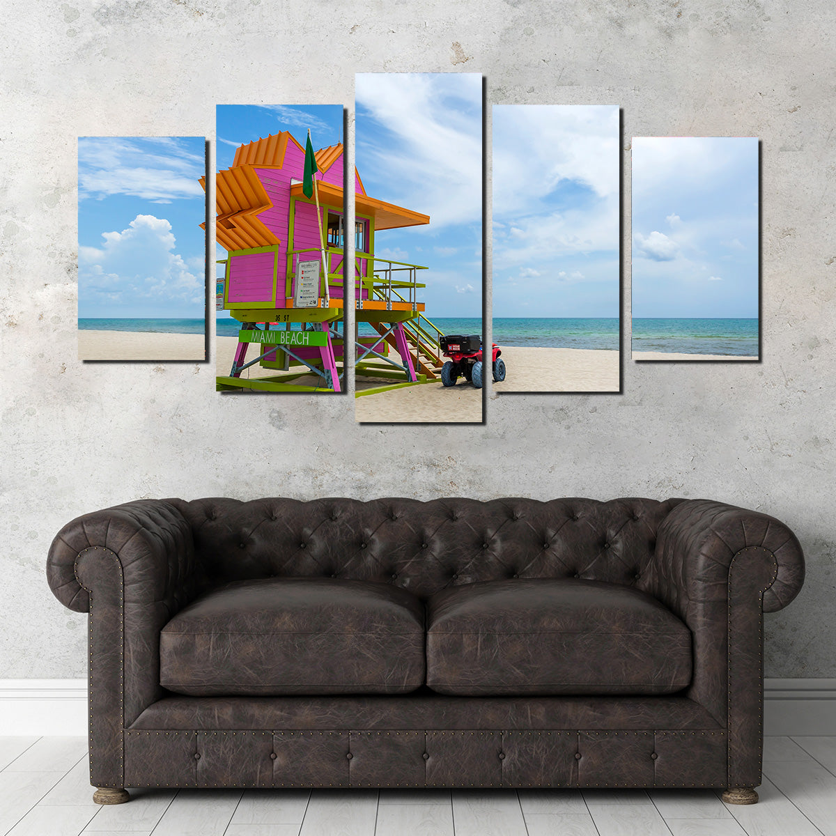 MIAMI BEACH Summer Feeling Wall Art