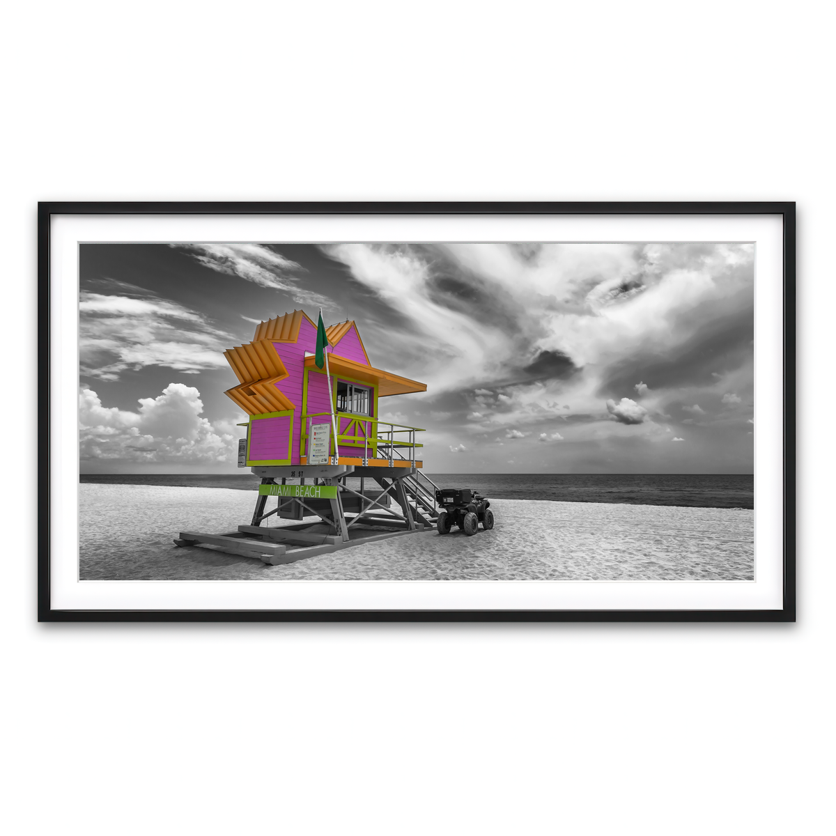 Framed Print 2x1 Black