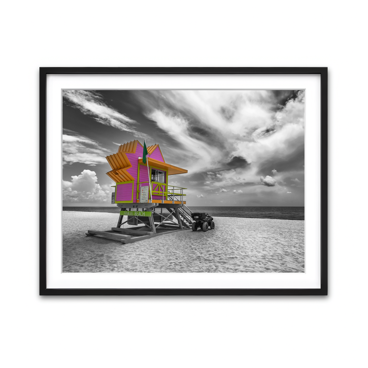 Framed Print 4x3 Black