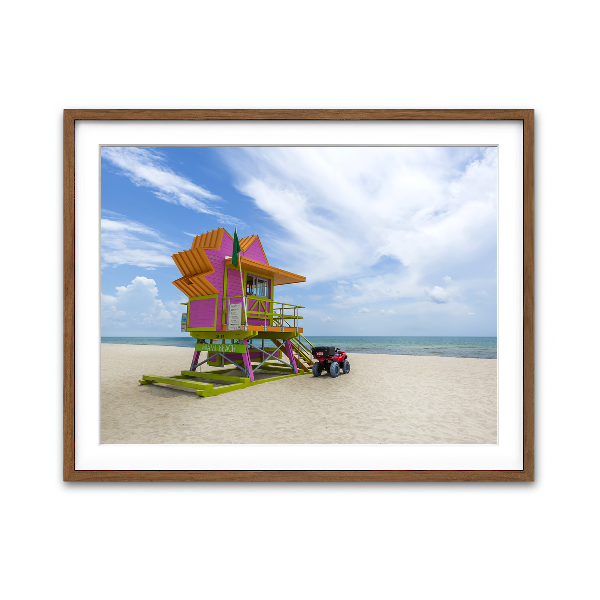 Framed Print 4x3 Walnut