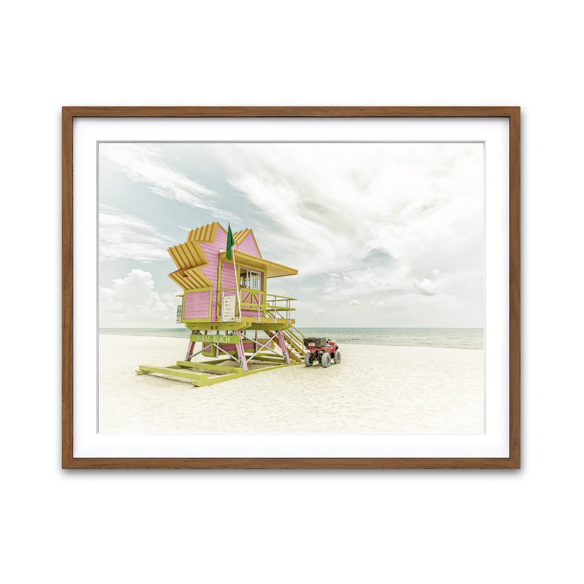Framed Print 4x3 Walnut